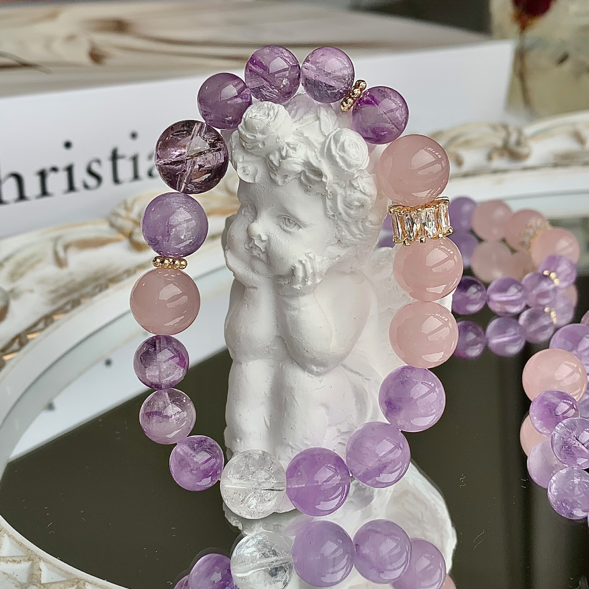 Natural Amethyst Crystal Bracelet