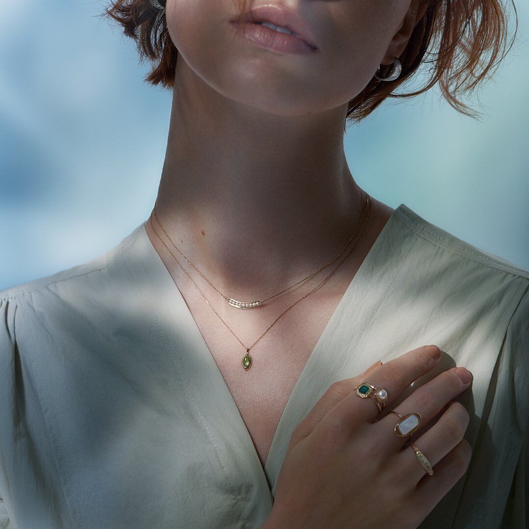 Natural Green Peridot Necklace - Image 2