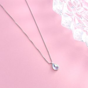 Moonstone Drop Necklace