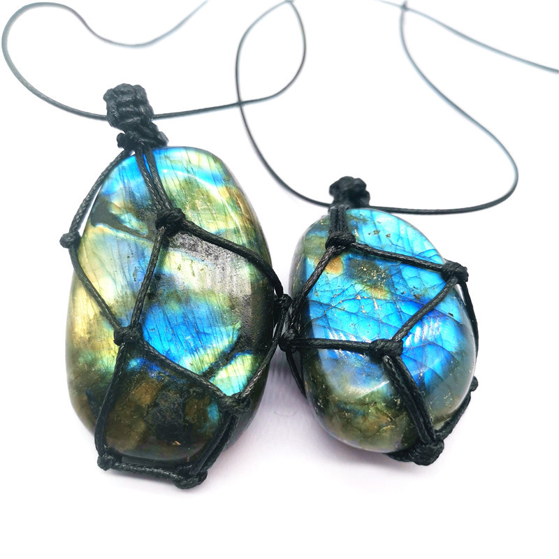 Moonstone Labradorite Necklace — view 3