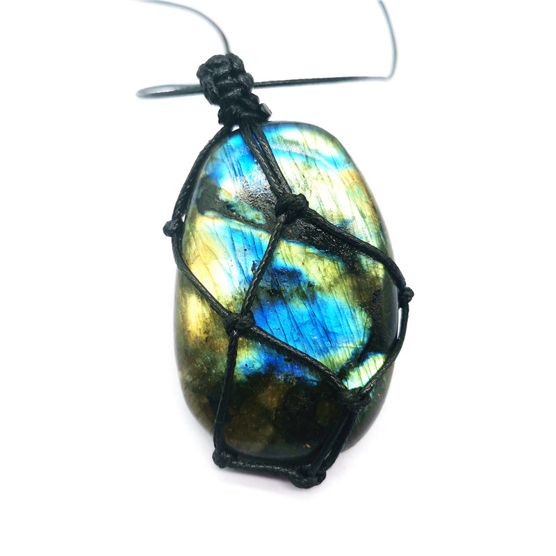 Moonstone Labradorite Necklace — view 5