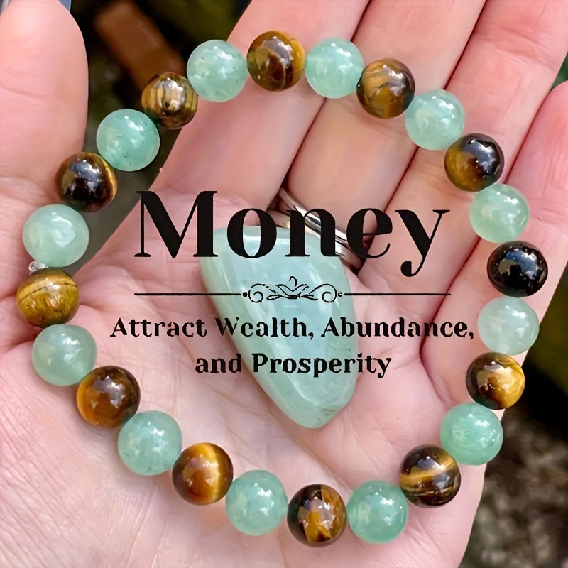 Universal Natural Stone Bracelet Citrine Dongling Stone Malachite Bracelet - Image 7