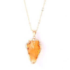 Natural Obsidian Raw Ore Necklace