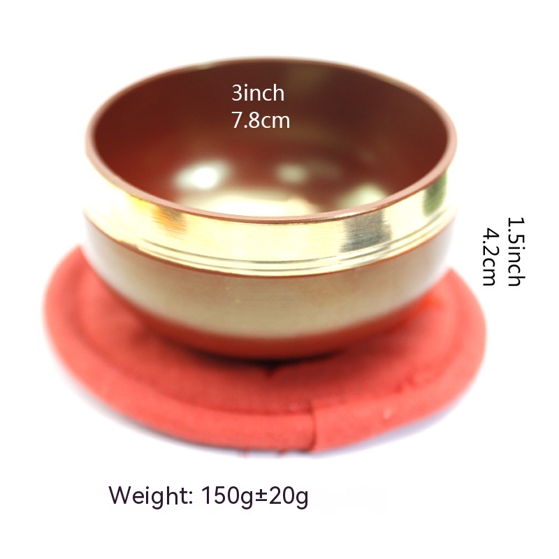 Handmade Colorful Himalaya Bowl Yoga Meditation Music Percussion Instrument - Image 9