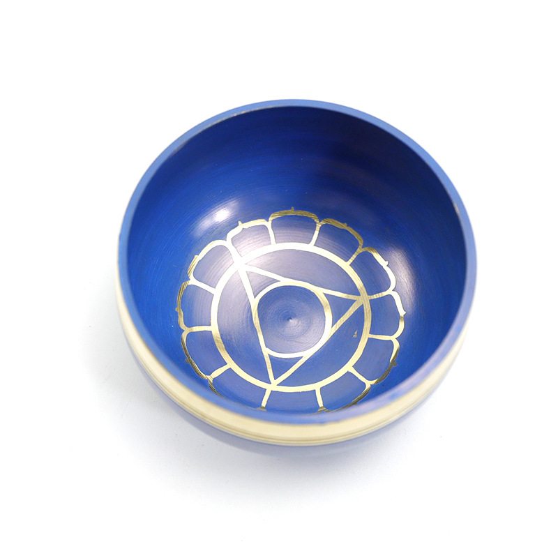 Handmade Colorful Himalaya Bowl Yoga Meditation Music Percussion Instrument - Image 2