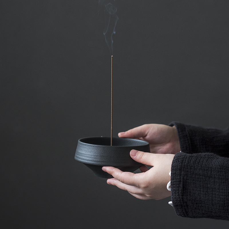 Handmade Ceramic Zen Incense Retro Incense Burner - Image 2