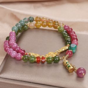Jade Tourmaline Bracelet