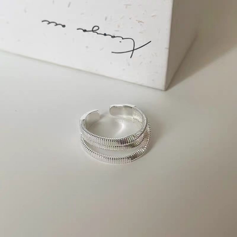 Mocha Brown Serpentine Tiger Eye Alloy Ring For Women, Unique Vintage Design, Luxury Light Luxury Adjustable Index Finger Ring - Image 11