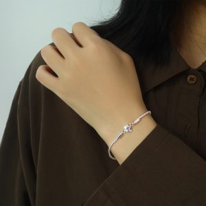Starry Moonstone Bracelet