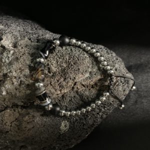Agate Bamboo Bracelet