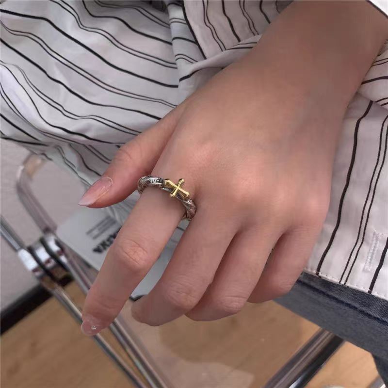 Mocha Brown Serpentine Tiger Eye Alloy Ring For Women, Unique Vintage Design, Luxury Light Luxury Adjustable Index Finger Ring - Image 2